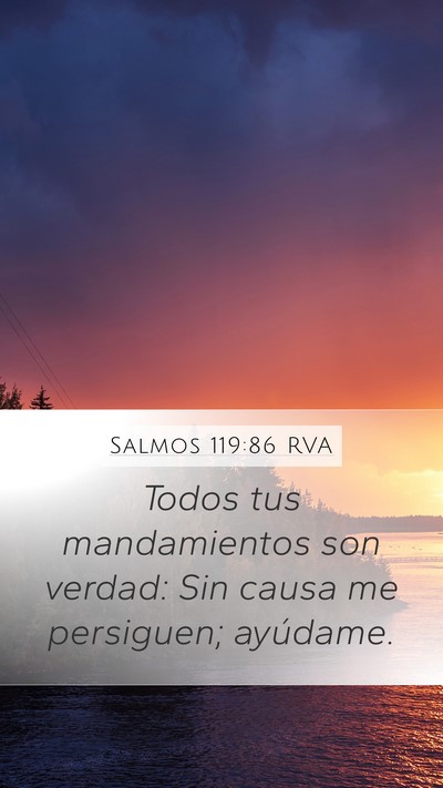 Salmos 119:86 RVA Bible Verse Image