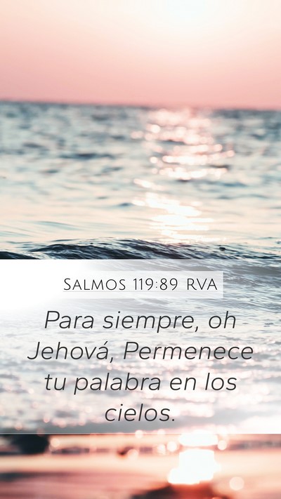 Salmos 119:89 RVA Bible Verse Image