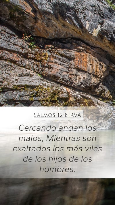 Salmos 12:8 RVA Bible Verse Image