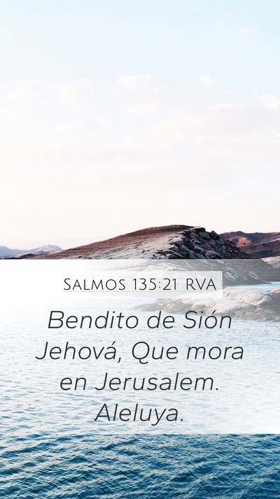 Salmos 135:21 RVA Bible Verse Image