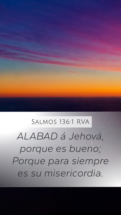 Salmos 136:1 RVA Bible Verse Image