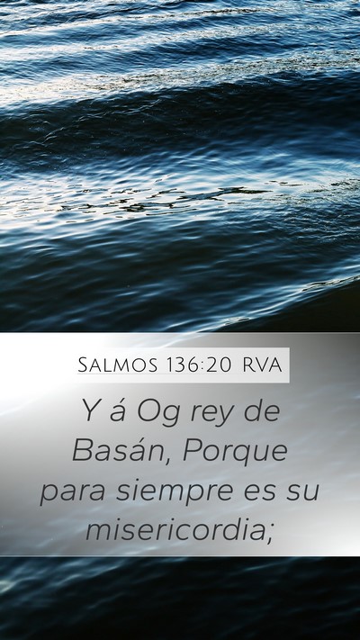 Salmos 136:20 RVA Bible Verse Image