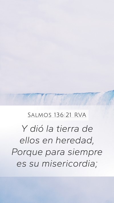 Salmos 136:21 RVA Bible Verse Image