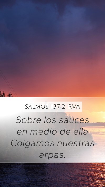 Salmos 137:2 RVA Bible Verse Image