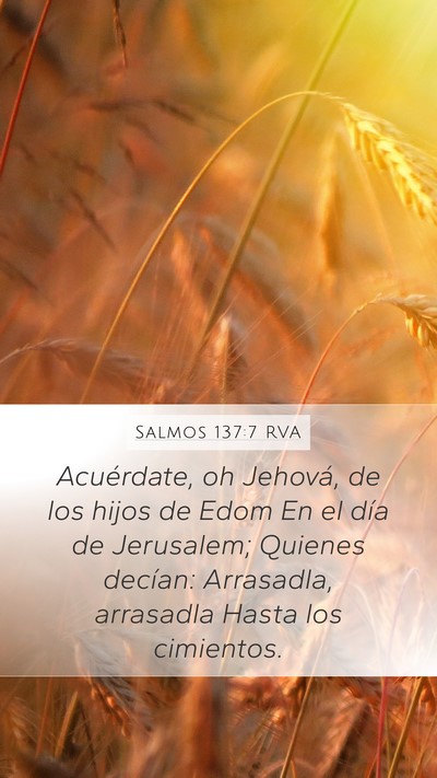 Salmos 137:7 RVA Bible Verse Image