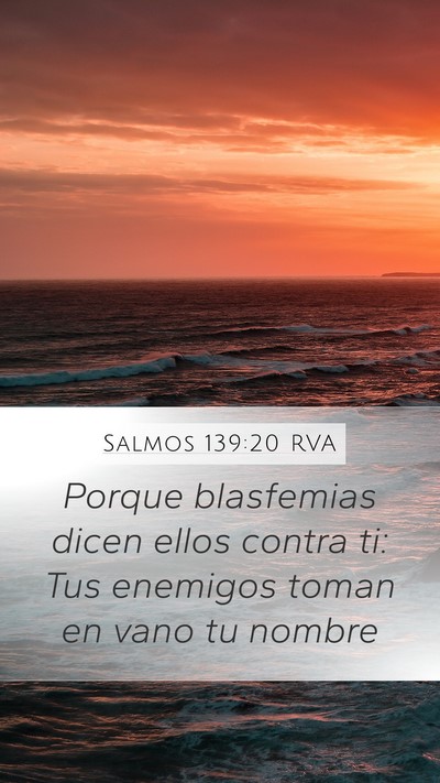 Salmos 139:20 RVA Bible Verse Image