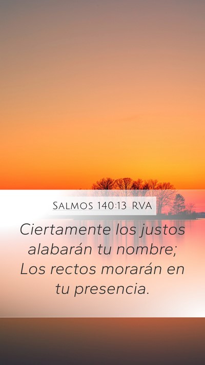 Salmos 140:13 RVA Bible Verse Image