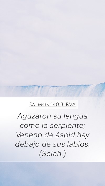 Salmos 140:3 RVA Bible Verse Image