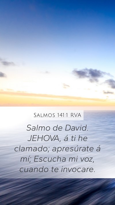 Salmos 141:1 RVA Bible Verse Image