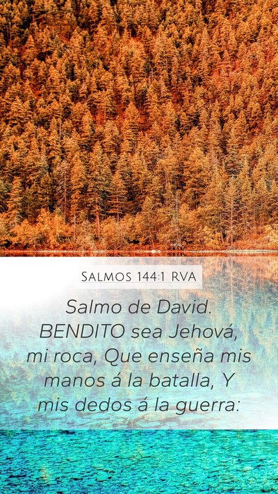 Salmos 144:1 RVA Bible Verse Image
