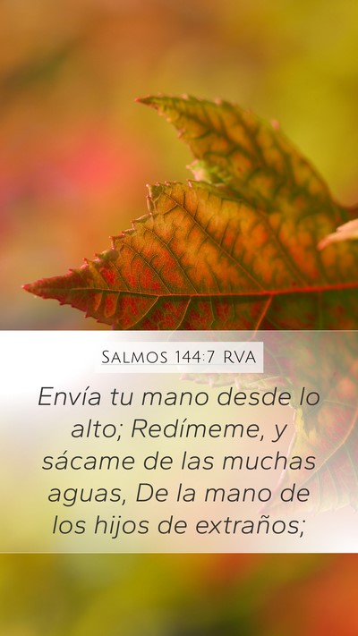 Salmos 144:7 RVA Bible Verse Image