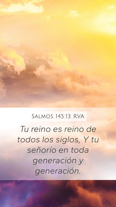 Salmos 145:13 RVA Bible Verse Image
