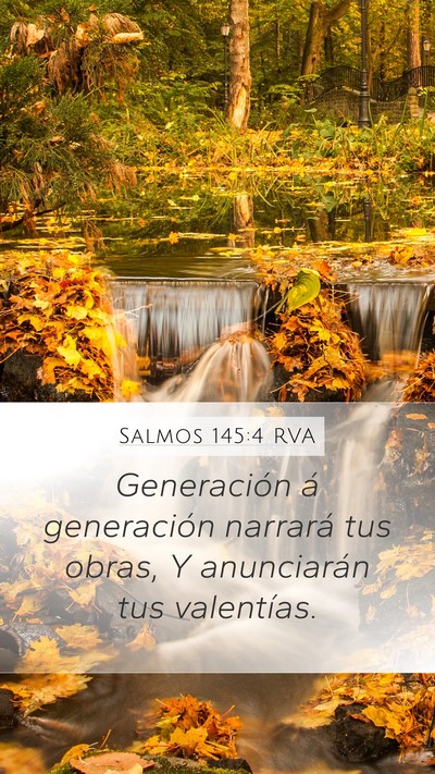 Salmos 145:4 RVA Bible Verse Image