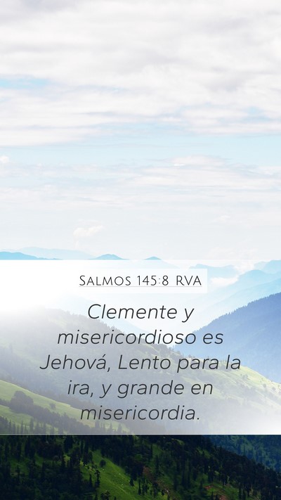 Salmos 145:8 RVA Bible Verse Image