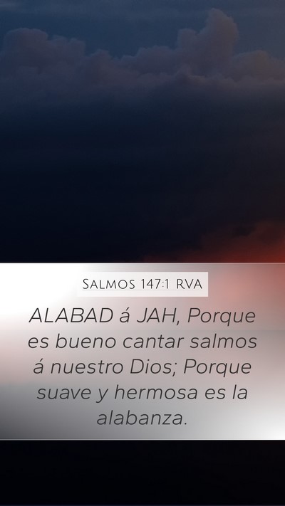 Salmos 147:1 RVA Bible Verse Image