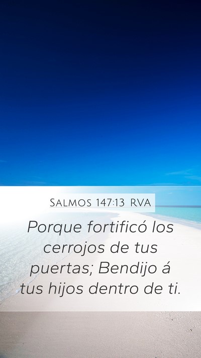 Salmos 147:13 RVA Bible Verse Image
