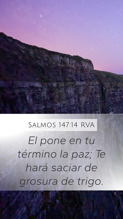 Salmos 147:14 RVA Bible Verse Image