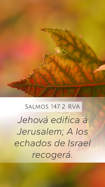 Salmos 147:2 RVA Bible Verse Image