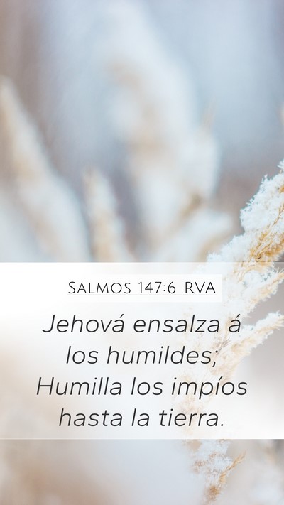 Salmos 147:6 RVA Bible Verse Image