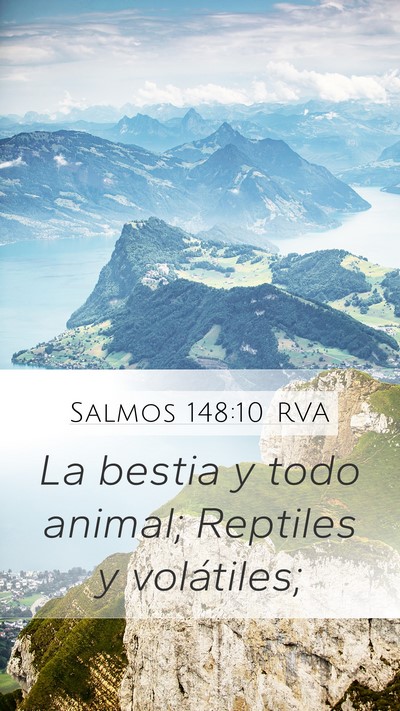 Salmos 148:10 RVA Bible Verse Image