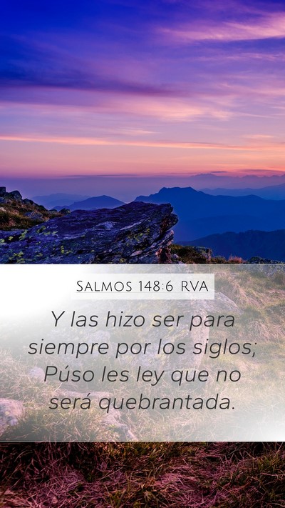 Salmos 148:6 RVA Bible Verse Image