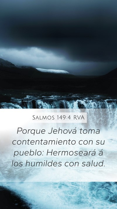 Salmos 149:4 RVA Bible Verse Image