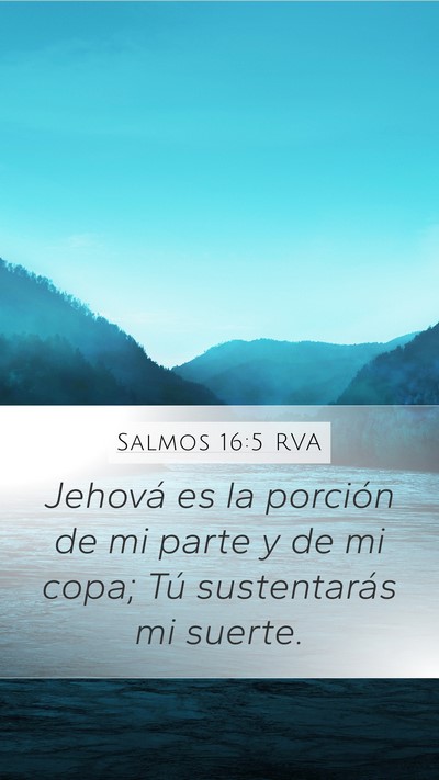 Salmos 16:5 RVA Bible Verse Image