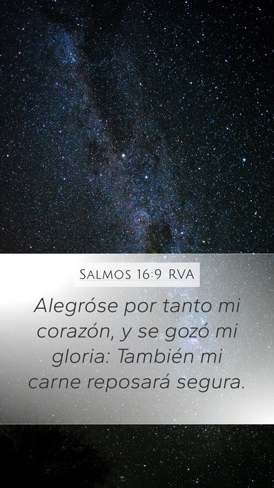 Salmos 16:9 RVA Bible Verse Image
