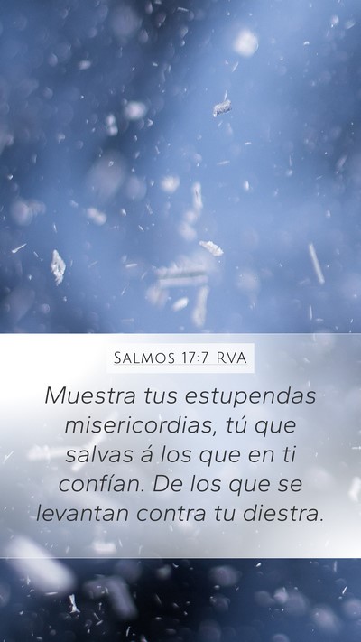 Salmos 17:7 RVA Bible Verse Image