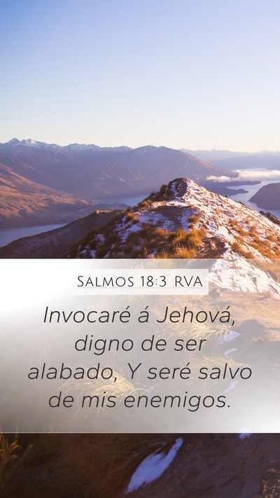 Salmos 18:3 RVA Bible Verse Image