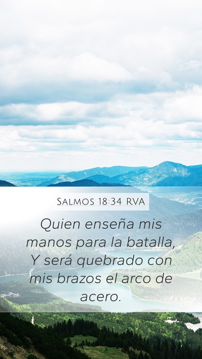Salmos 18:34 RVA Bible Verse Image