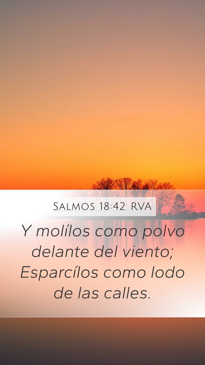 Salmos 18:42 RVA Bible Verse Image