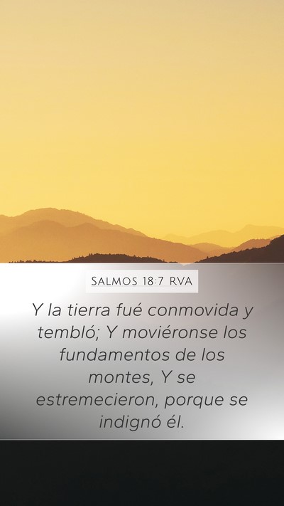 Salmos 18:7 RVA Bible Verse Image