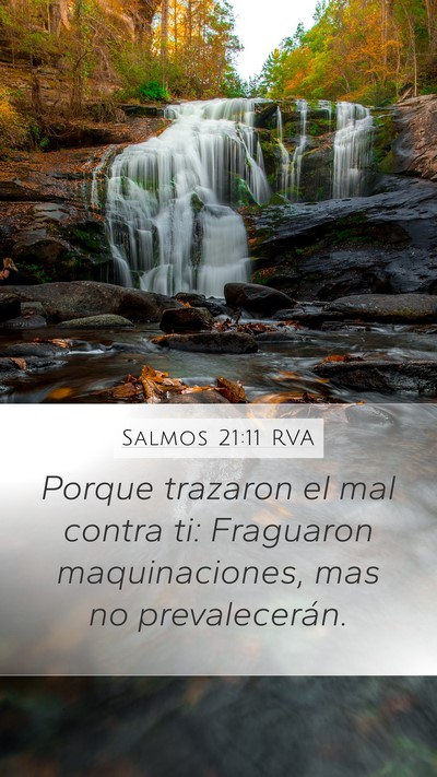 Salmos 21:11 RVA Bible Verse Image