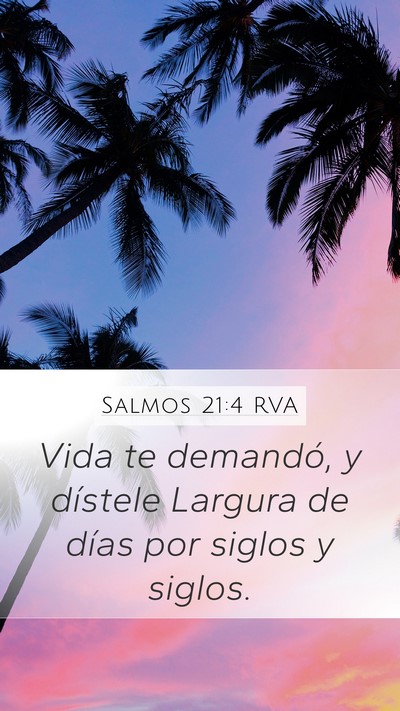 Salmos 21:4 RVA Bible Verse Image