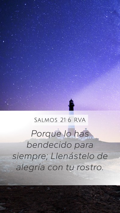 Salmos 21:6 RVA Bible Verse Image