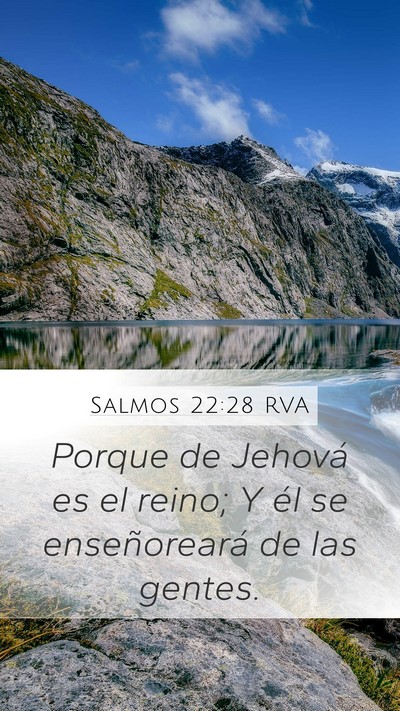 Salmos 22:28 RVA Bible Verse Image