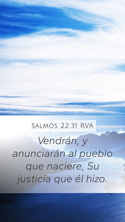 Salmos 22:31 RVA Bible Verse Image