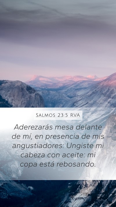 Salmos 23:5 RVA Bible Verse Image