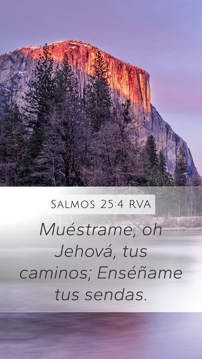 Salmos 25:4 RVA Bible Verse Image