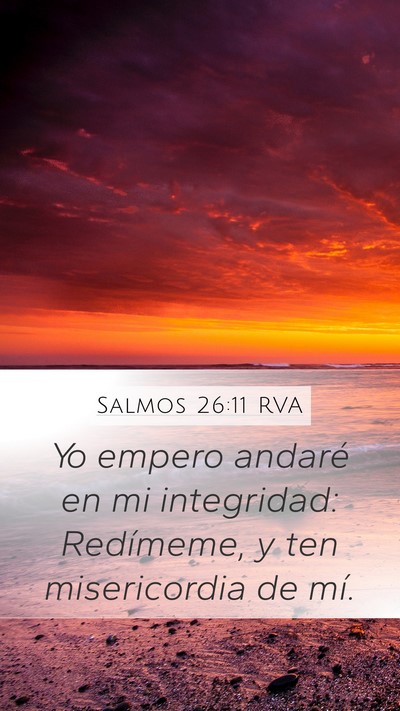 Salmos 26:11 RVA Bible Verse Image