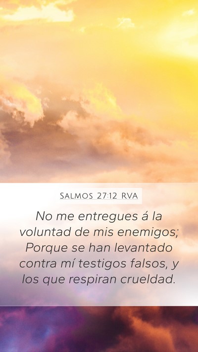 Salmos 27:12 RVA Bible Verse Image