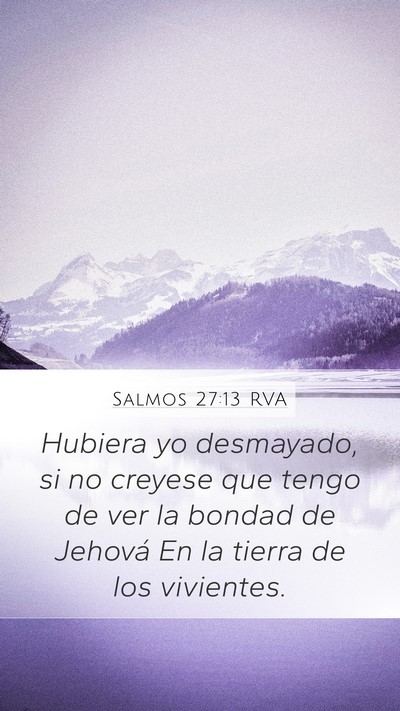 Salmos 27:13 RVA Bible Verse Image