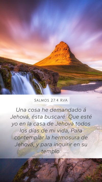 Salmos 27:4 RVA Bible Verse Image