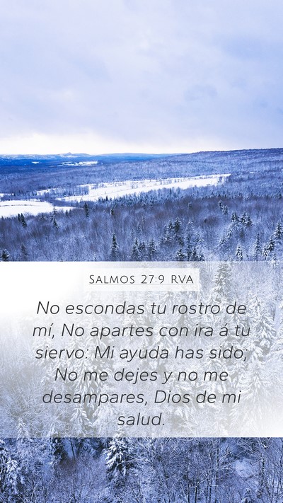 Salmos 27:9 RVA Bible Verse Image