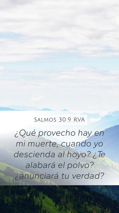 Salmos 30:9 RVA Bible Verse Image