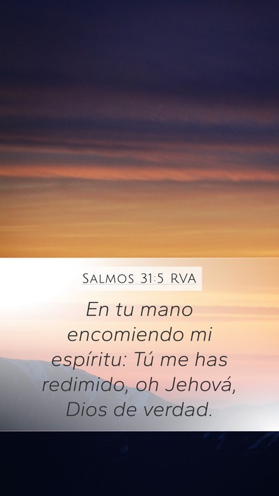 Salmos 31:5 RVA Bible Verse Image