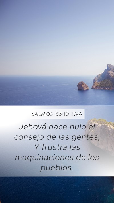 Salmos 33:10 RVA Bible Verse Image