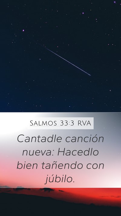 Salmos 33:3 RVA Bible Verse Image