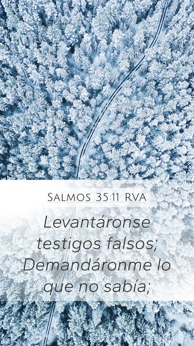 Salmos 35:11 RVA Bible Verse Image